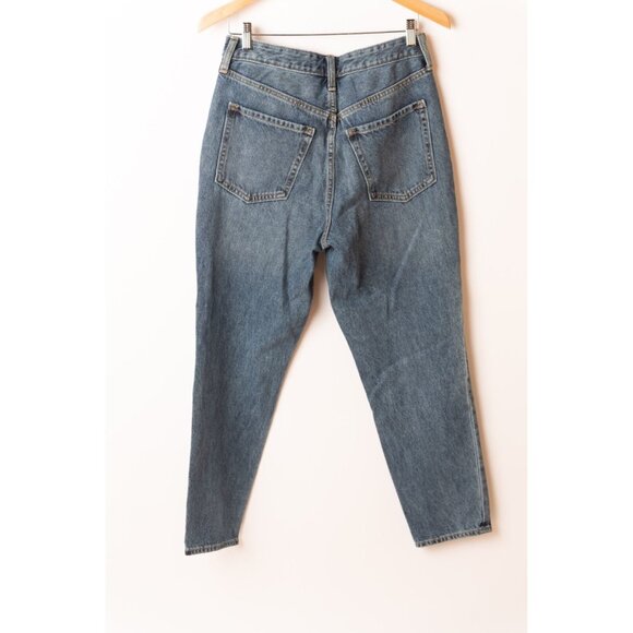 Old Navy Women's Size 8 Extra High-Rise Jeans Patchwork Straight Leg - Picture 8 of 9